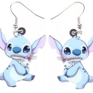 Disney stitch earrings